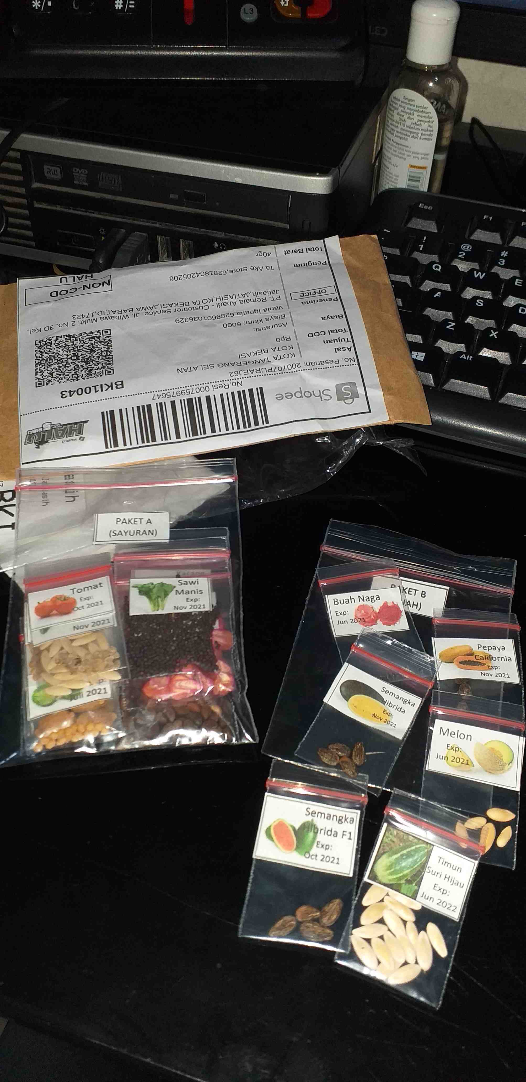 Paket Buah - Paket Hemat 6 Jenis Benih Unggul Buah Buahan