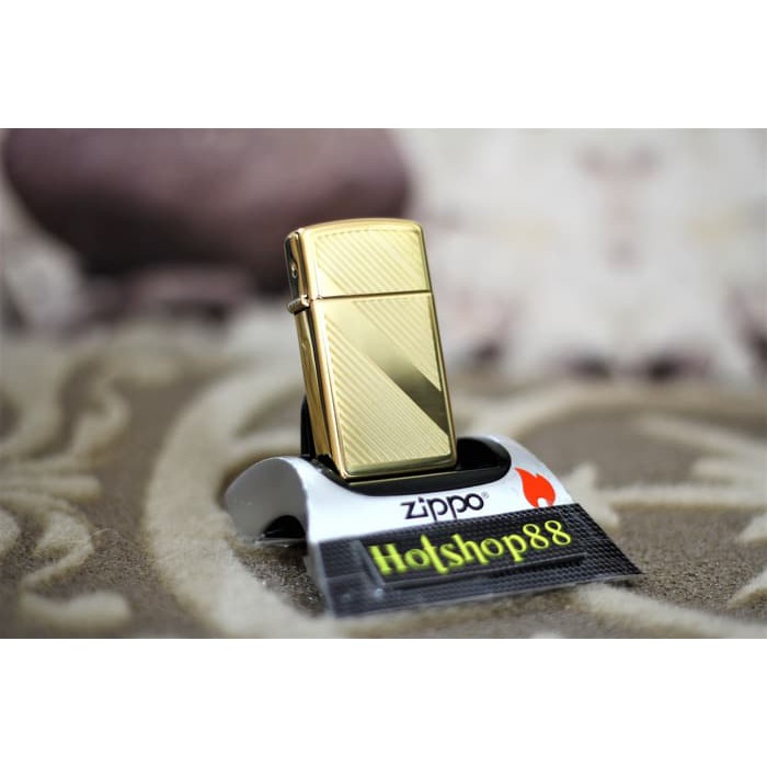 Zippo Original Slim Line Design Brass 29724