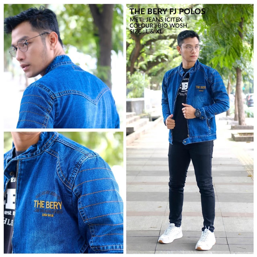 JAKET JEANS MURAH PRIA TERBARU / JAKET JINS LEPIS / JAKET DENIM ORIGINAL / JAKET JEANS PRIA DISTRO B