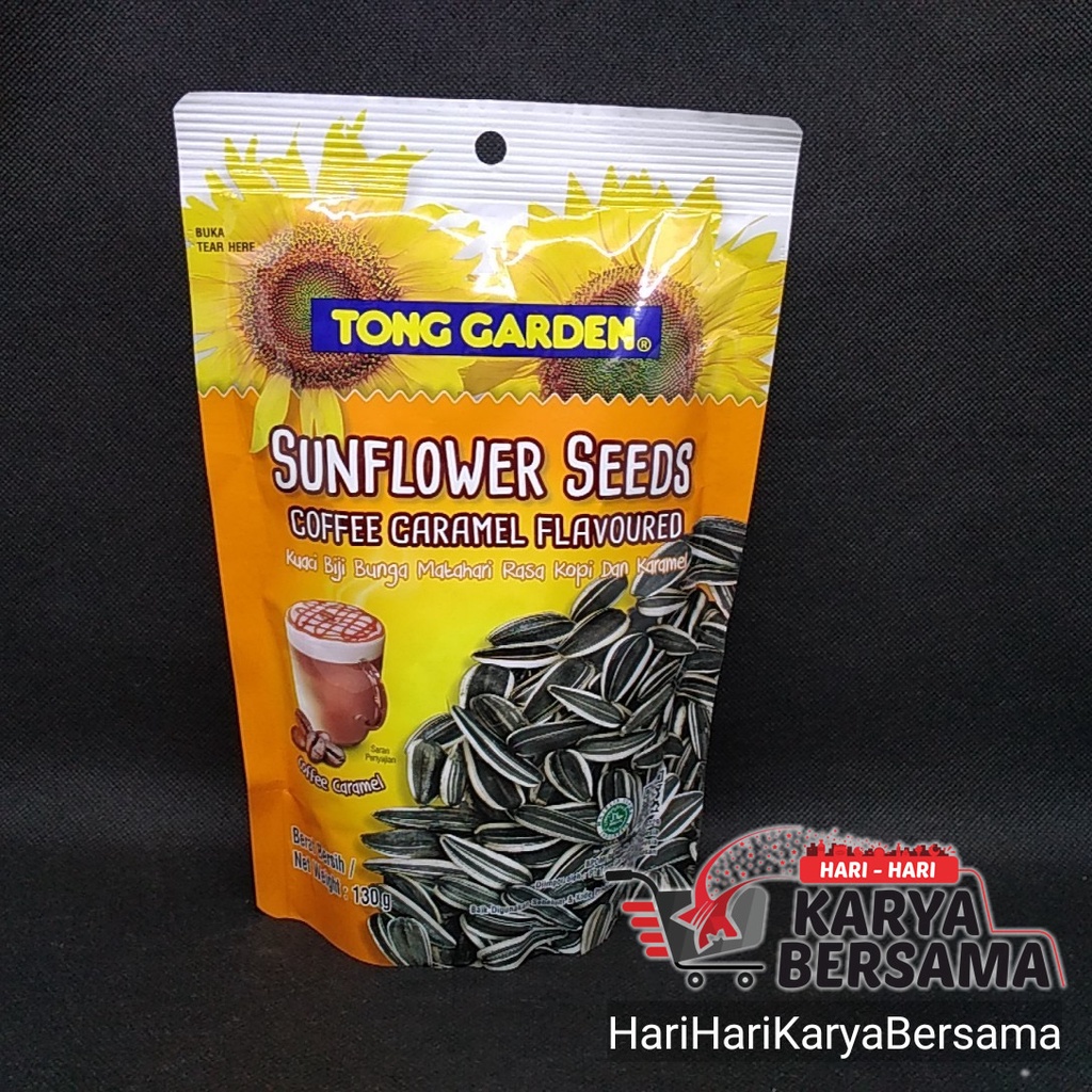 

KUACI TONG GARDEN SUNFLOWER SEEDS COFFEE CARAMEL FLAVOURED POUCH 130GR
