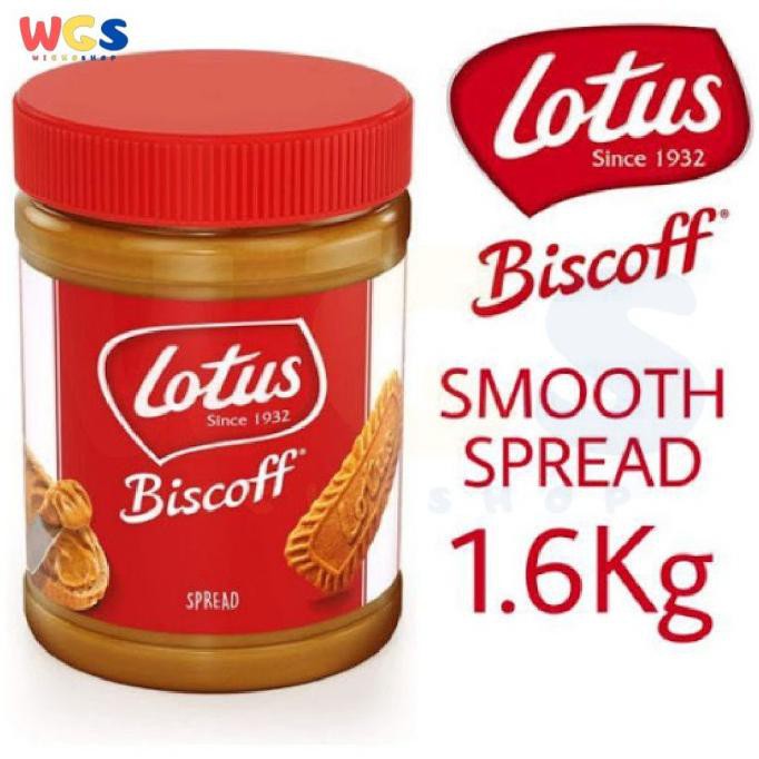 

Promo Selai Lotus Biscoff Original Caramelised Spread Smooth 1.6kg Jar