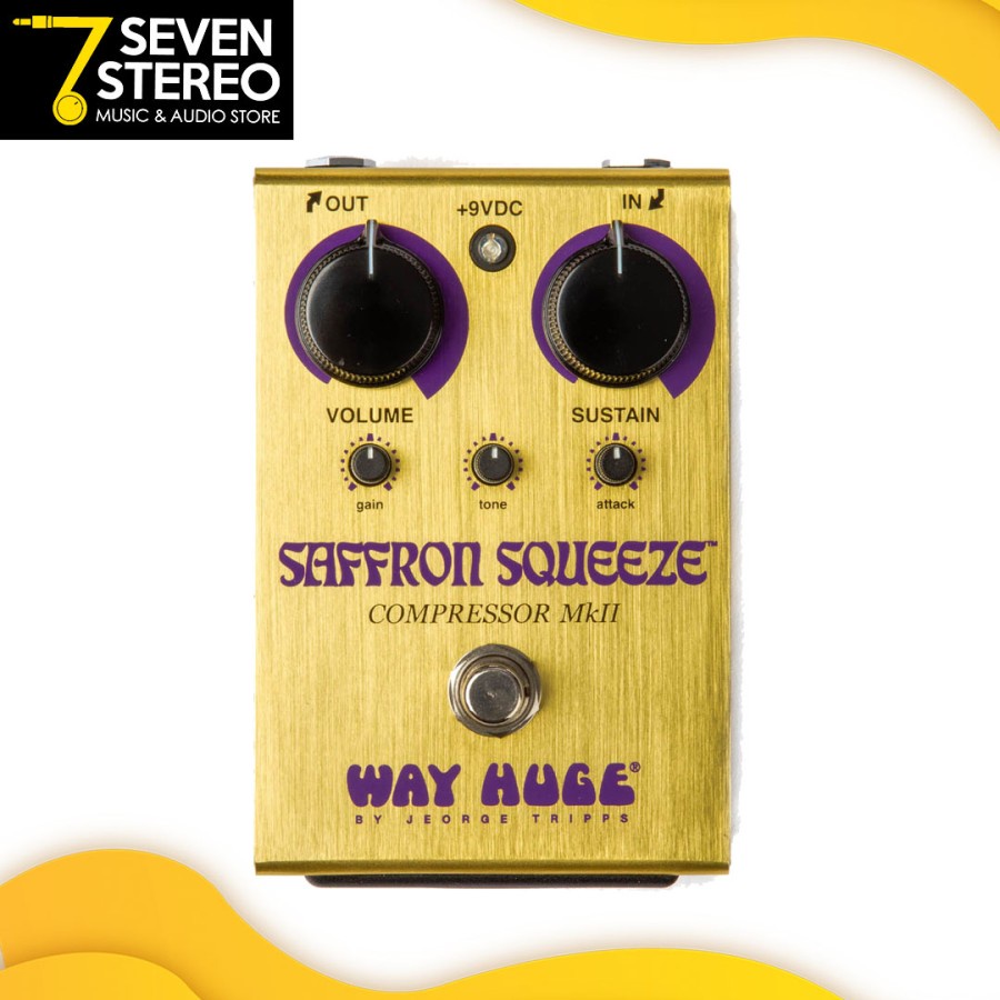 Way Huge Saffron Squeeze Compressor Pedal