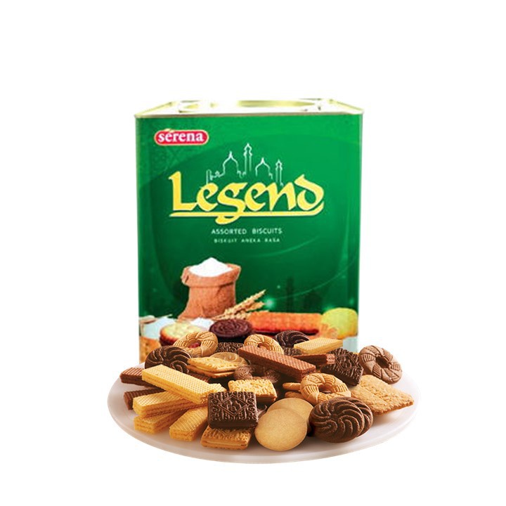 

SERENA legend assorted tin segi 580 gr biskuit kaleng aneka ragam enak murah