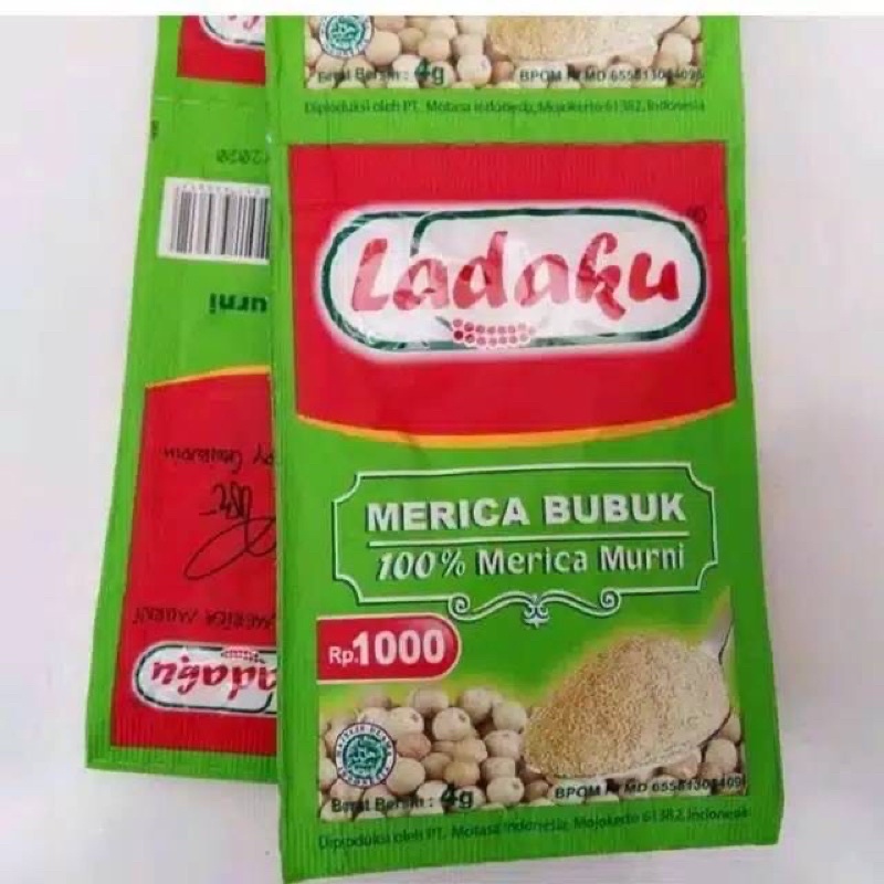 

LADAKU merica bubuk (12 pcs @ 3g)