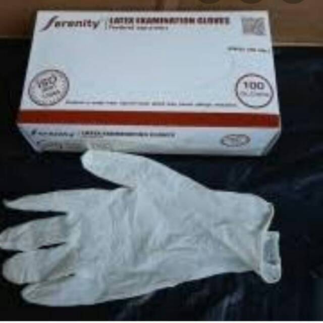 Glove / Sarung Tangan (Serenity) Putih, size M