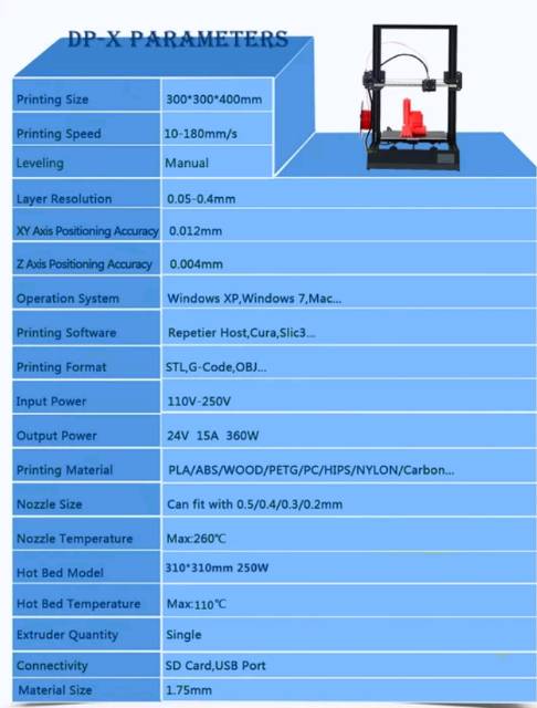 3D Printer Terbaru Luas area print 3harga pabrik