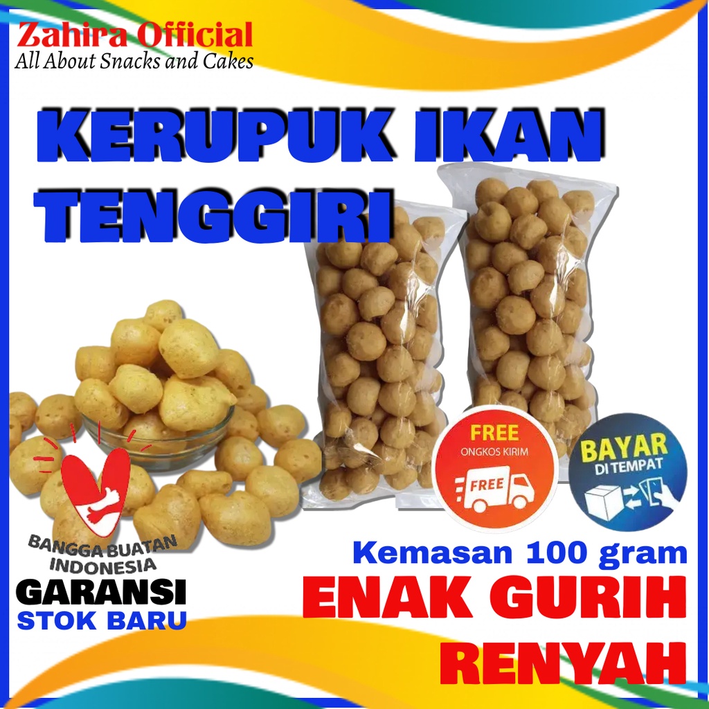 Jual Kerupuk Krupuk Ikan Tengiri Tenggiri Asli Oleh Oleh Khas Cilacap