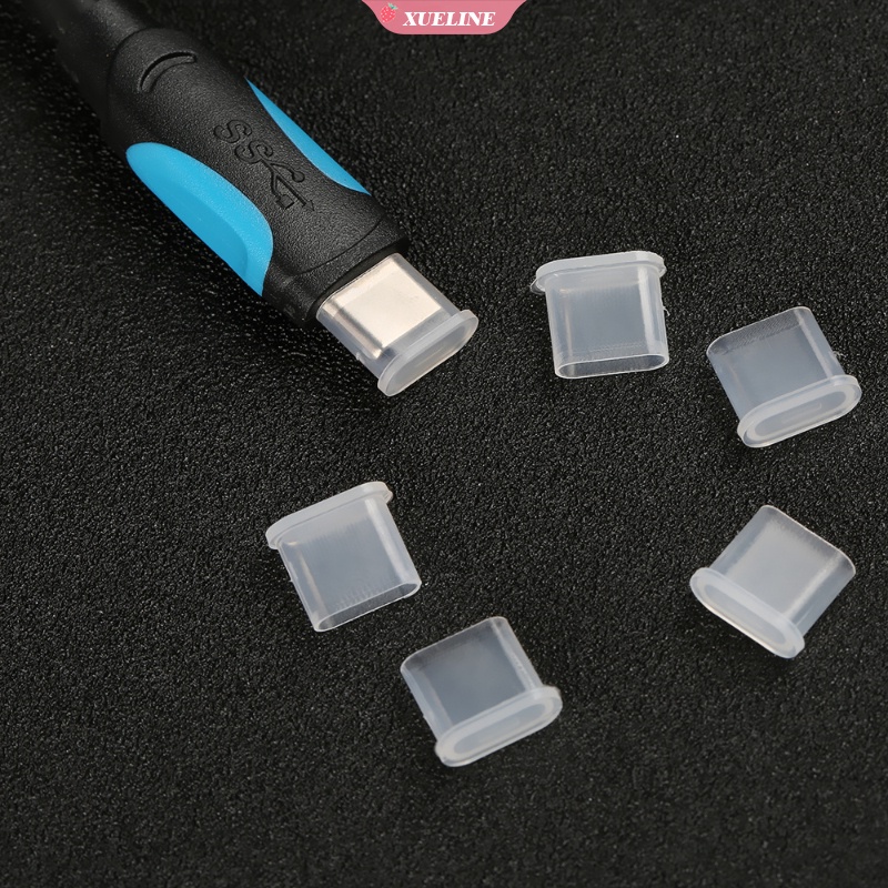 1pc Cover Pelindung Kabel Data / Charger USB Tipe C 3.0 3.1 Transparan