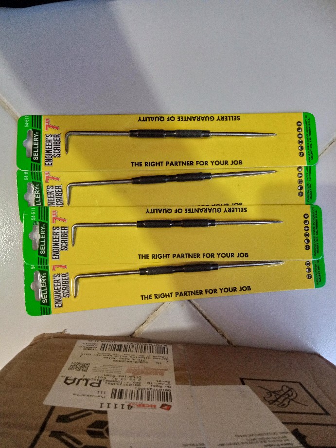 Engineers Scriber / Pen Ukir / Penggores Besi 7  In Inch Inci Sellery