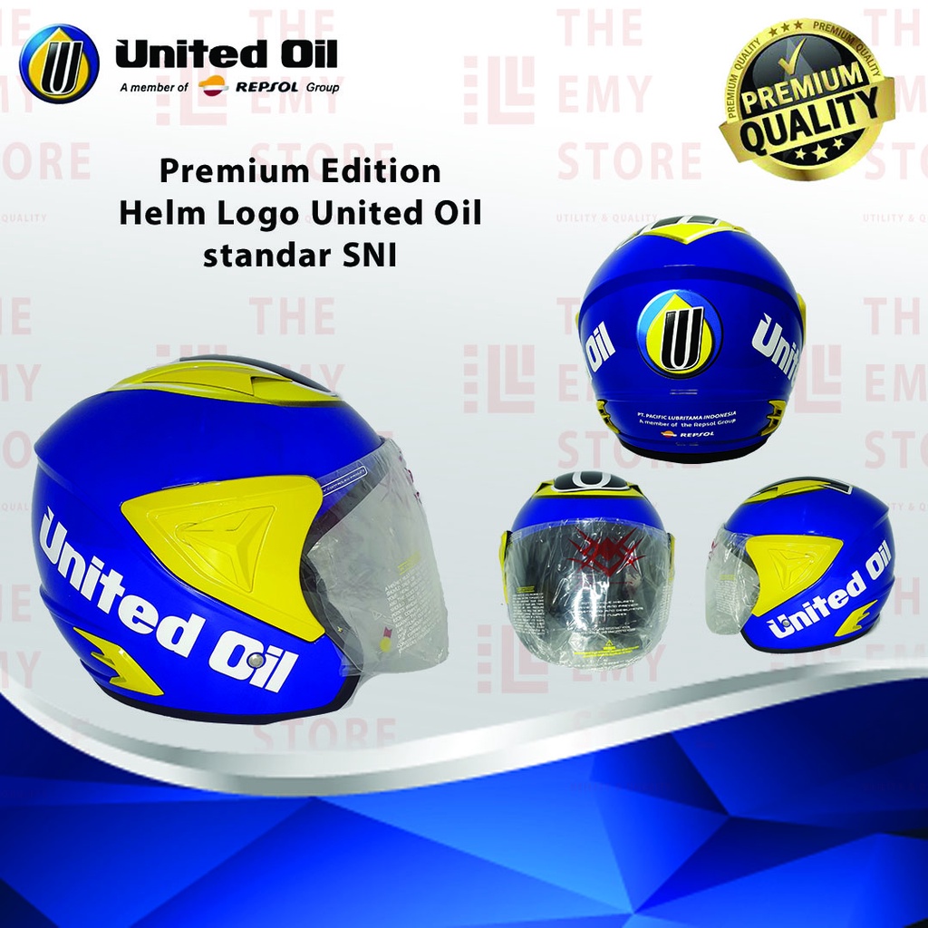 Helm United Oil standar SNI