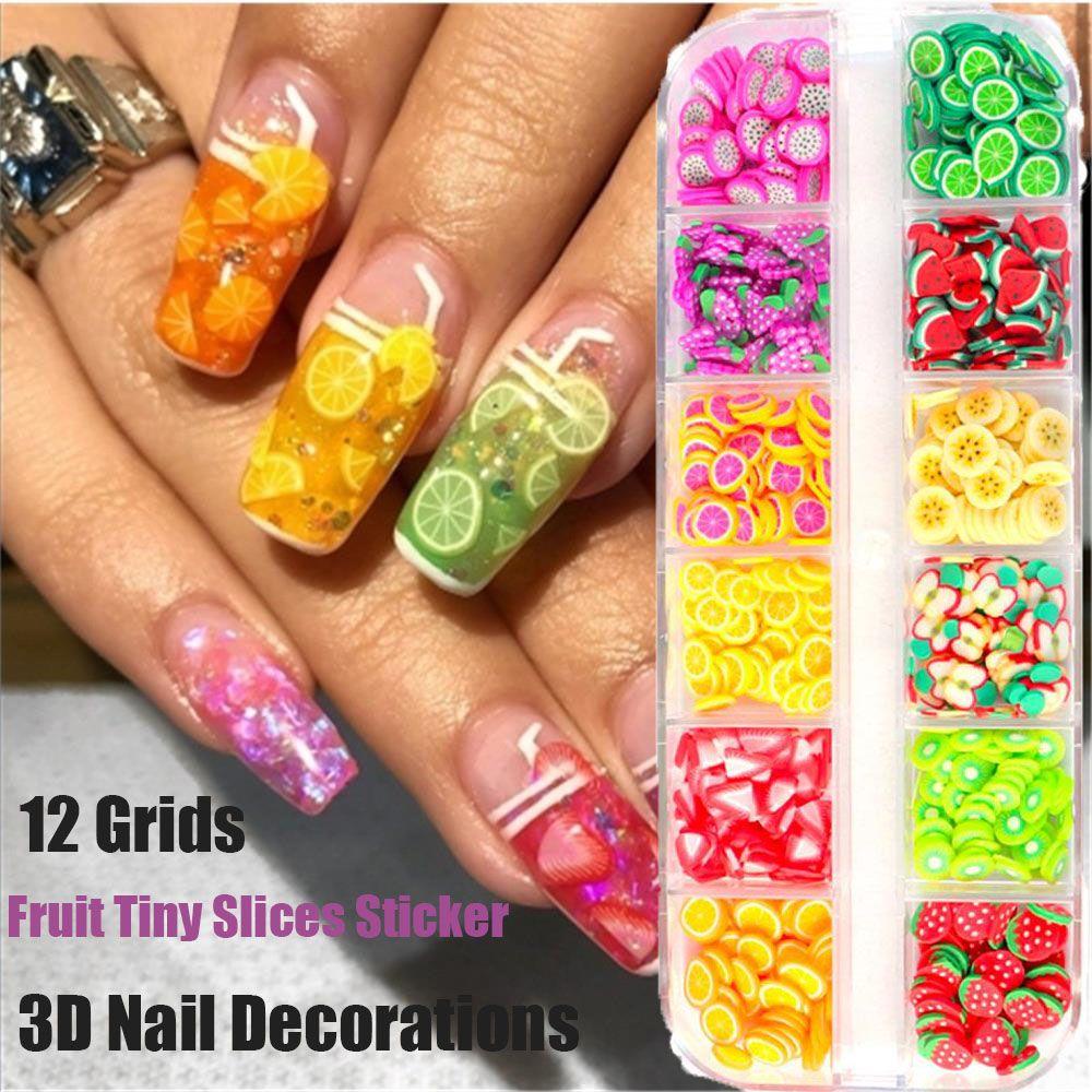 Stiker Berlian Imitasi 3D 12 Motif Untuk Dekorasi Nail Art DIY