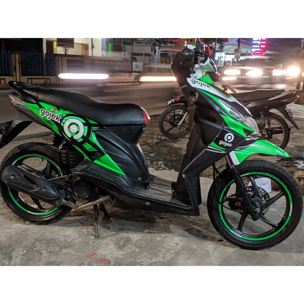 Stiker Beat Karbu Decal Full Body Beat Karbu Gojek Motif Premium DNKZ