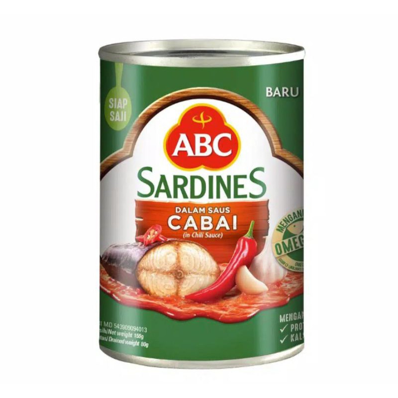 

ABC Sarden Saus Cabai 155 gram