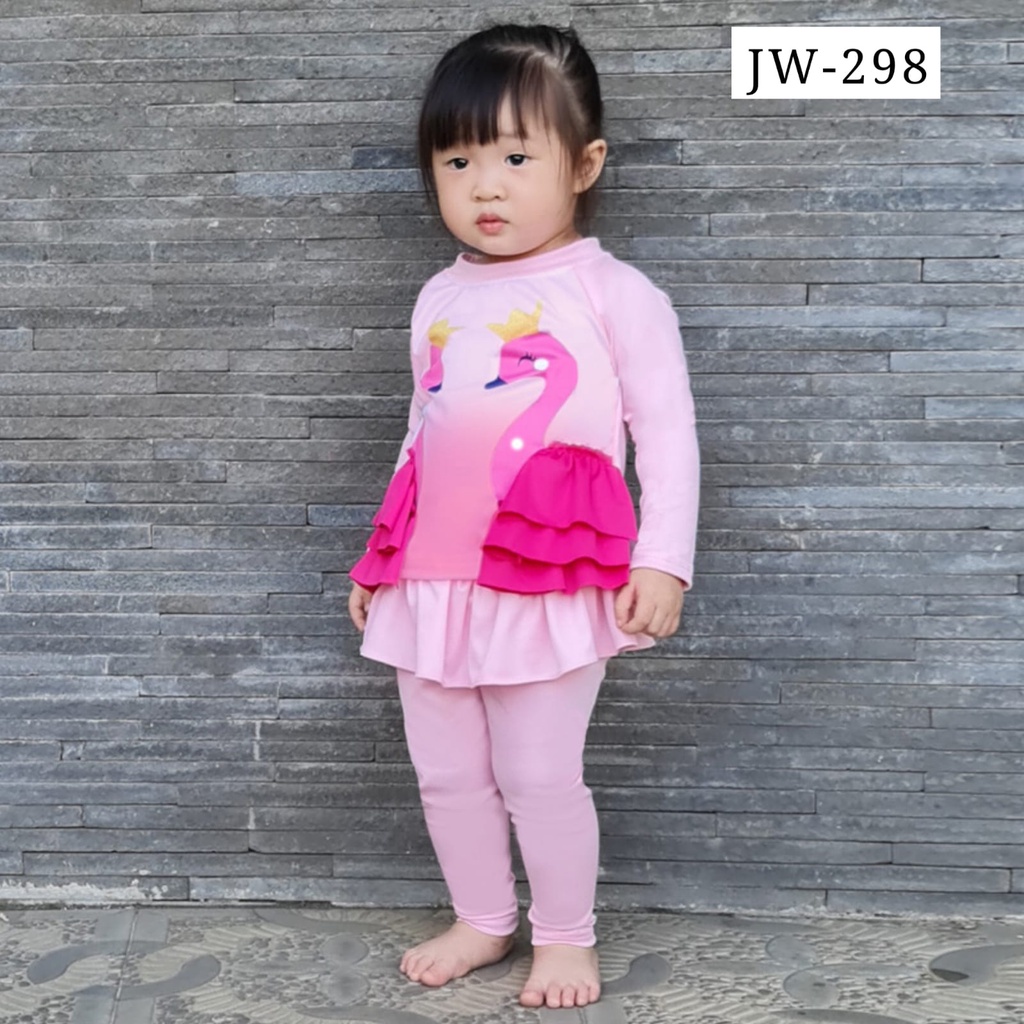 AS Baju Renang Anak  Perempuan Setelan Junior Wardrobe JW 298