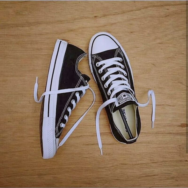 SEPATU CONVERSE IMPORT VIETNAM ALL STAR HITAM PUTIH BLACK WHITE SEKOLAH KERJA KULIAH PRIA WANITA CEWEK COWOK KADO HADIAH BERKUALITAS TERJANGKAU AWET