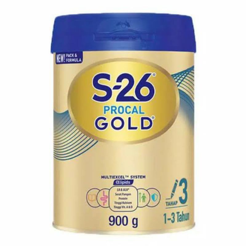 S-26 Promil - Procal - Promise Gold Tahap 1 2 3 4 900gr Tin