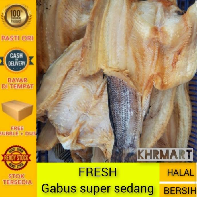 

[COD] Ikan asin gabus bening-500gram -KHR [COD]