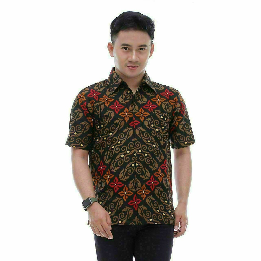 KEMEJA BATIK RIANI LENGAN PENDEK