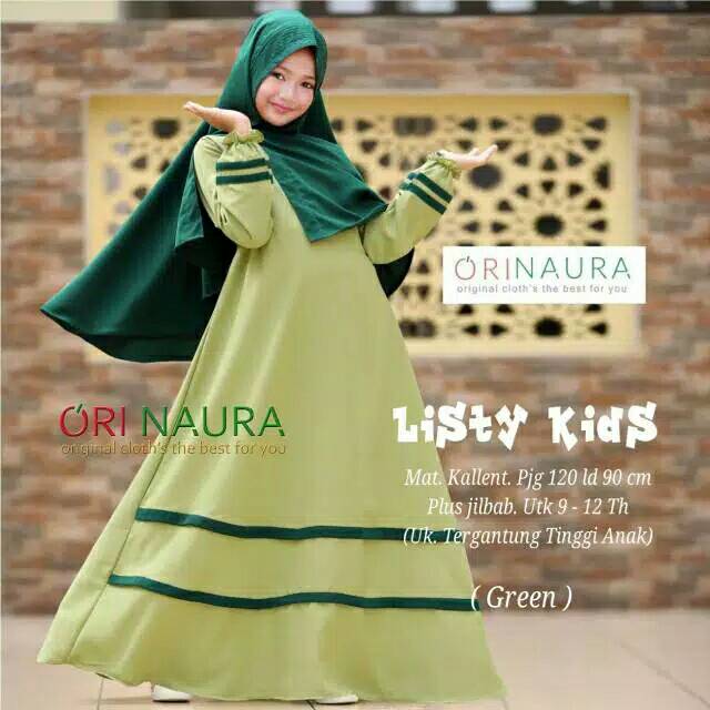 Gamis ori naura kids.