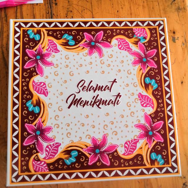 Dus nasi batik 20x20 tebal sedang