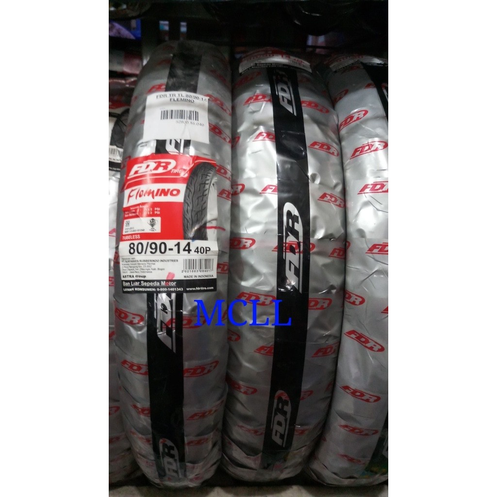 BAN LUAR FDR 80/90-14 FLEMINO (TUBELESS)