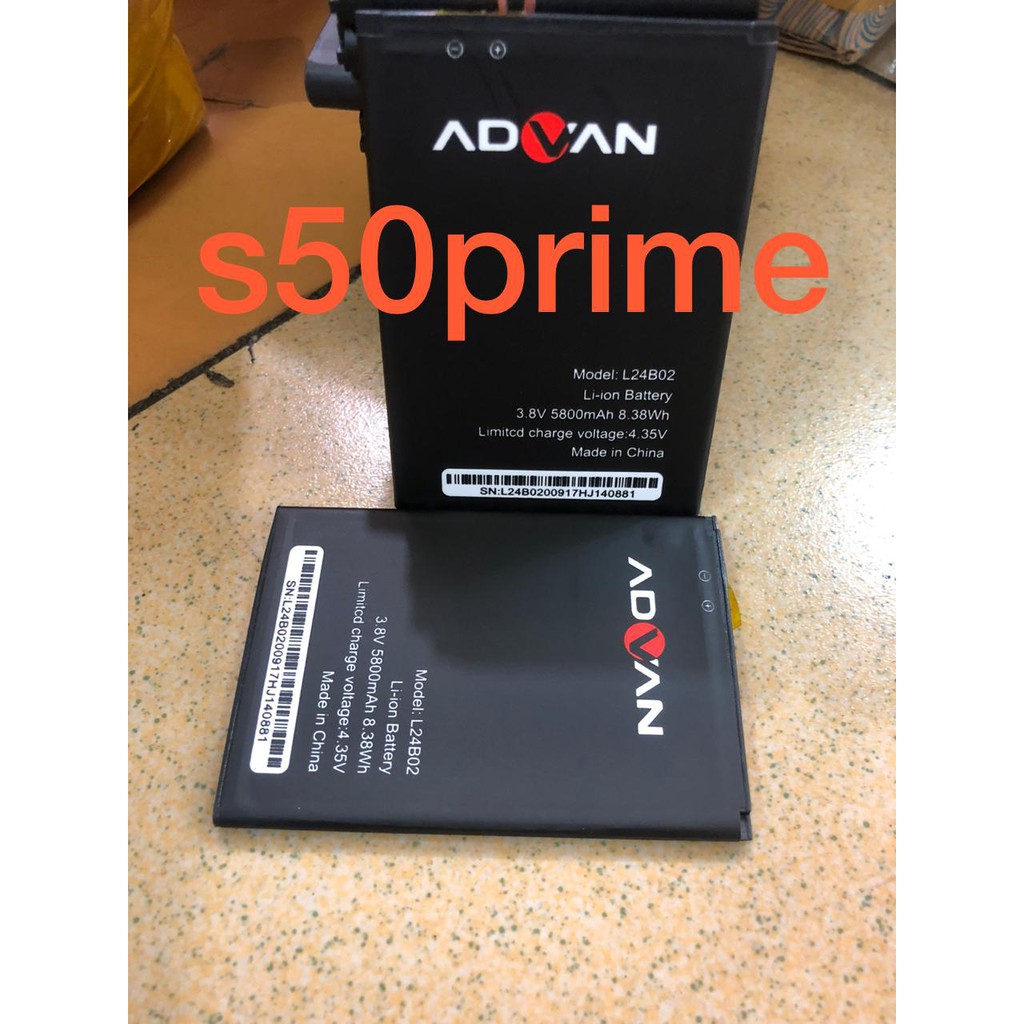 Batre Advan S50 Prime L24B02 Baterai Advan Vandroid S50 Prime Li-ion battrey