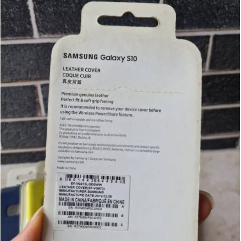 SAMSUNG LEATHER COVER GALAXY S10 CASE ORIGINAL RESMI SEIN