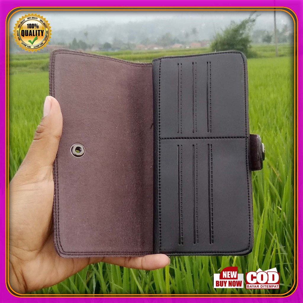 Lagi FLASH SALE!! Dompet Pria kancing panjang Dewasa Lipat kekinian