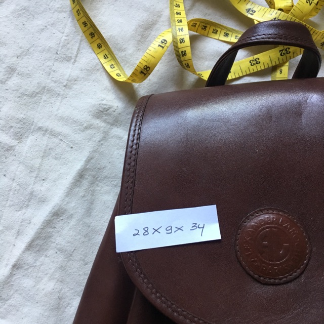 Ransel kulit asli (preloved, second)