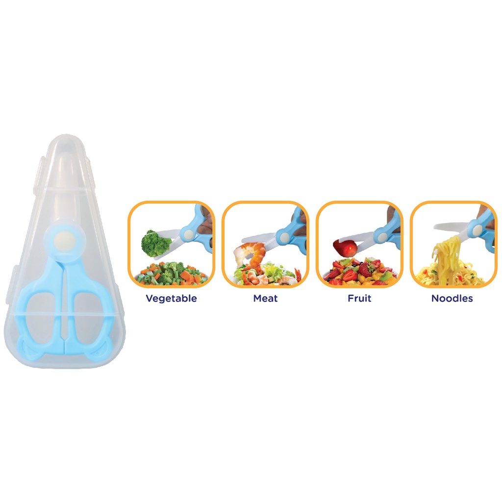 BABY SAFE Baby Food Scissor BFS01 - GUNTING MAKANAN BAYI