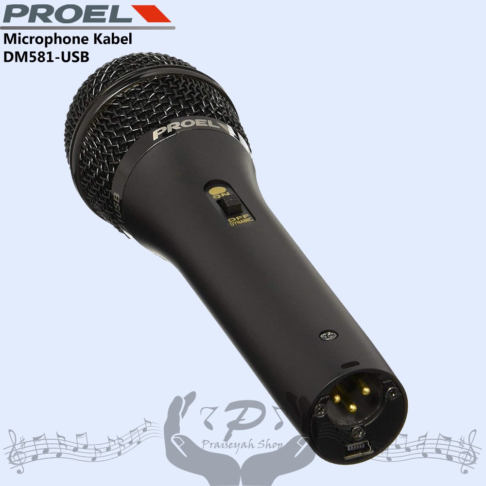 Proel Microphone Kabel DM 581 USB Mikrofon