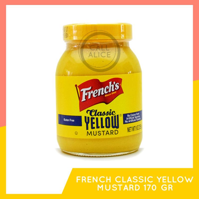 

FRENCH'S CLASSIC YELLOW MUSTARD 6 OZ FRENCHS MUSTARD 170GR