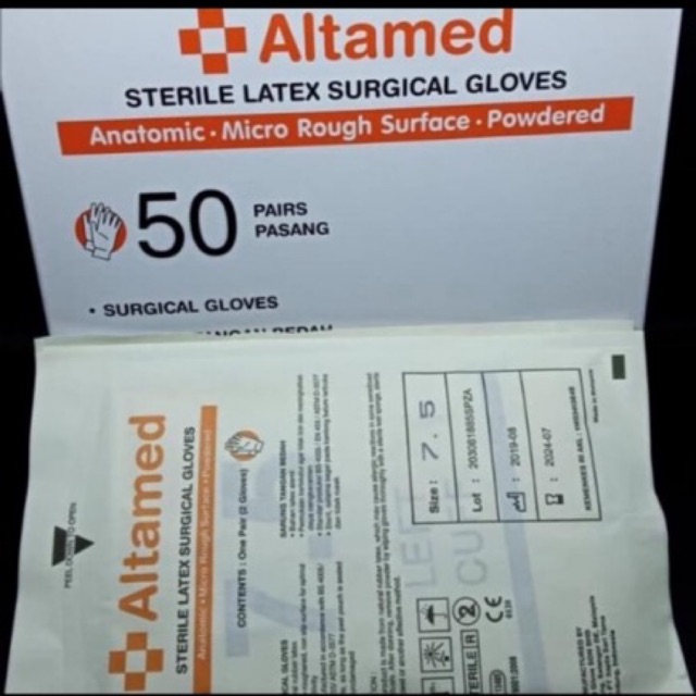 Sarung tangan altamed steril