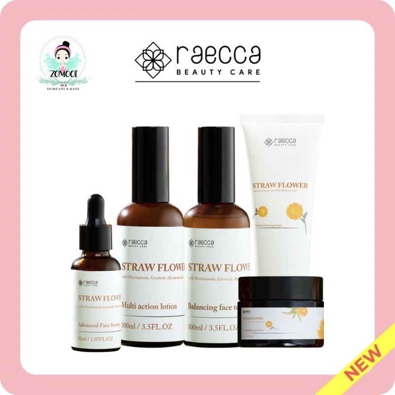 Raecca - Strawflower Skincare Set 5in1