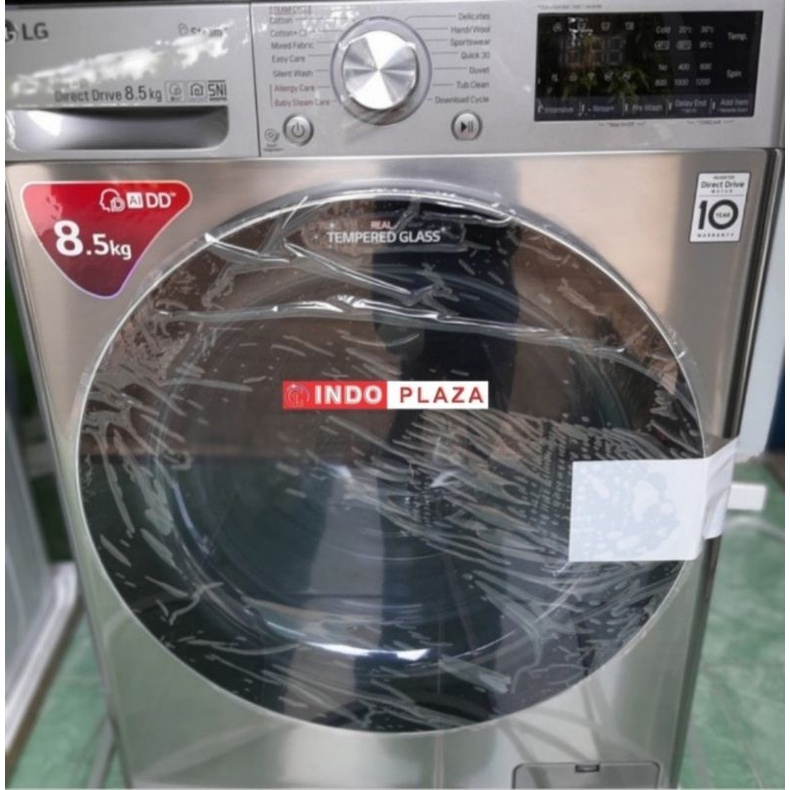 MESIN CUCI LG FRONT LOADING FV1285S3VS 8.5 Kg STEAM &amp; SMART THINQ WIFI