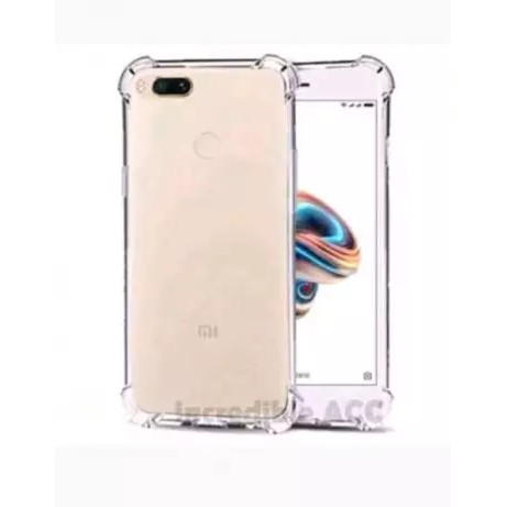 Anticrack Xiao Mi Redmi MiA1 MiA2 Redmi 6X Redmi 5X Silikon Jelly Bening Lembut Transparan Softcase