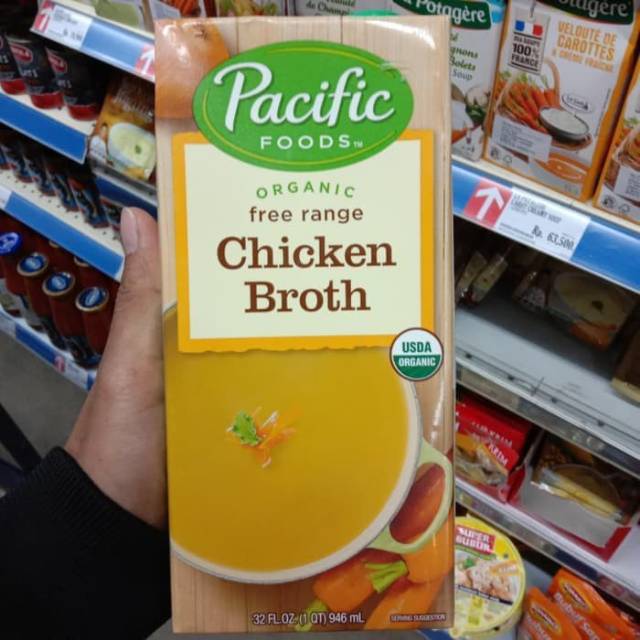 

Pacific foods organic chicken broth 946 ml