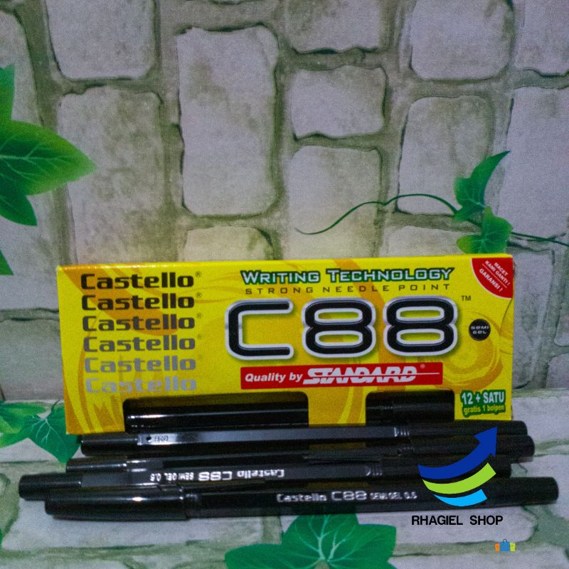 

Ballpoint Standard Castello C88 | 1 Pack isi 13pcs Murah