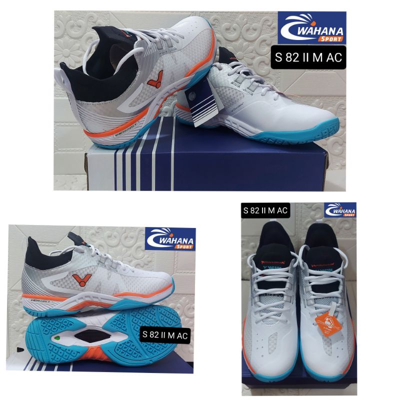 Sepatu Badminton Victor S 82 II M AC-Free Kaos Kaki-BIG SALE