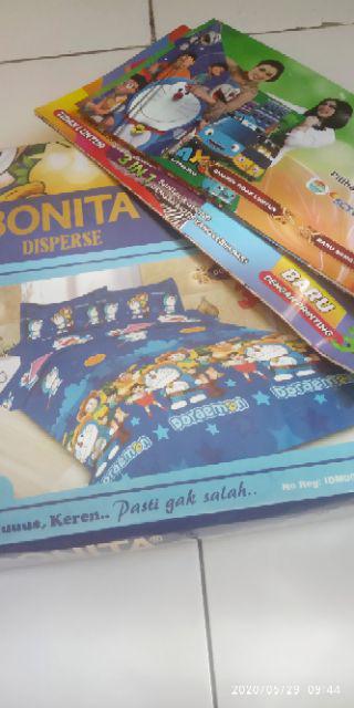 Sprei Bonita No 1 Uk 180x200 Doraemon Family