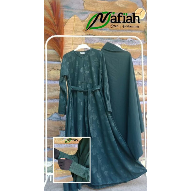 Set gamis wolfis emboss