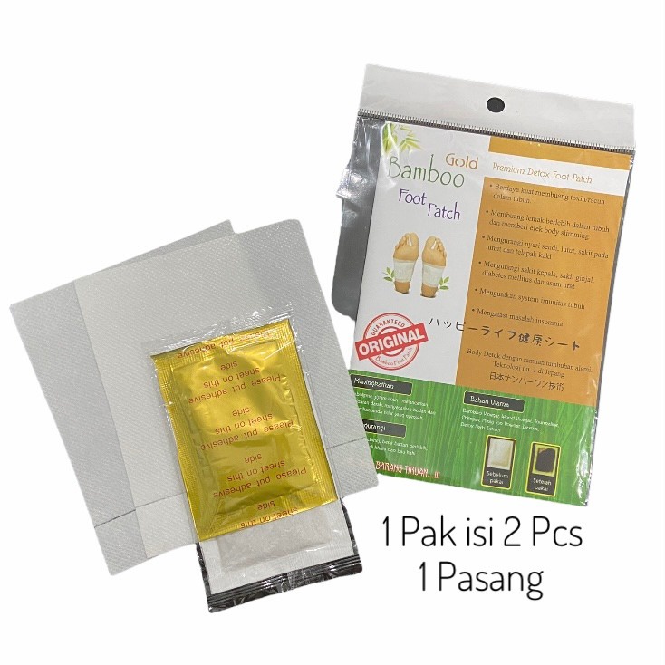 Koyo Kaki Bamboo Gold Detox Pembersih Racun Foot Patch