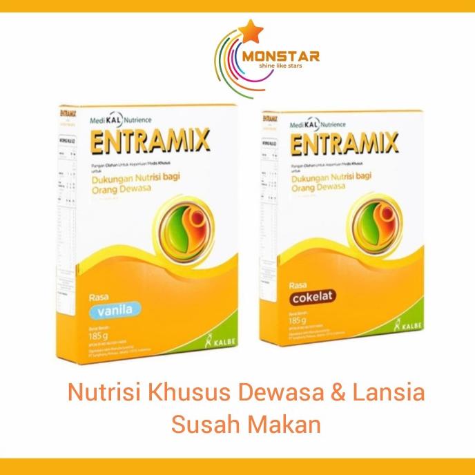 

[COD] ENTRAMIX 185gr VANILA COKLAT SUSU DEWASA LANSIA SUSAH MAKAN [COD]