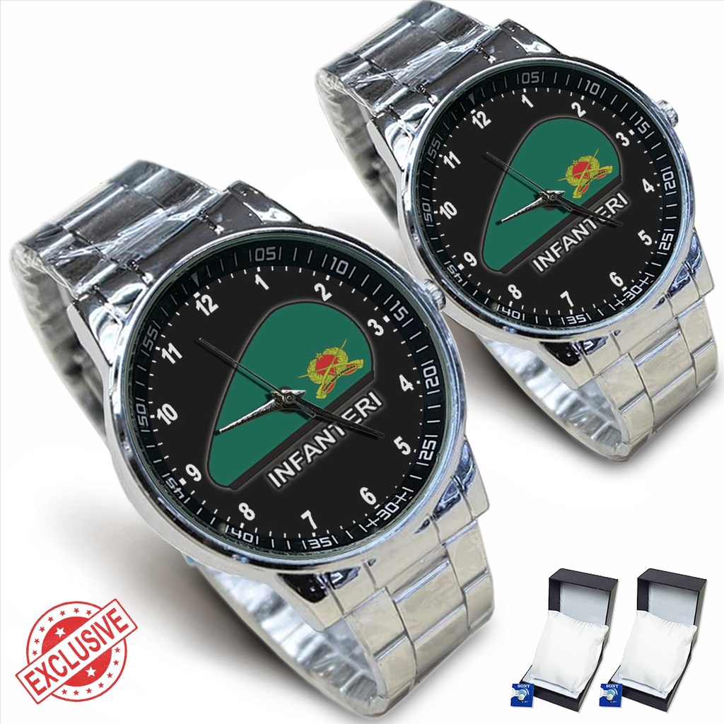 Jam Tangan Rantai Couple INFANTERI 03 (Nice)