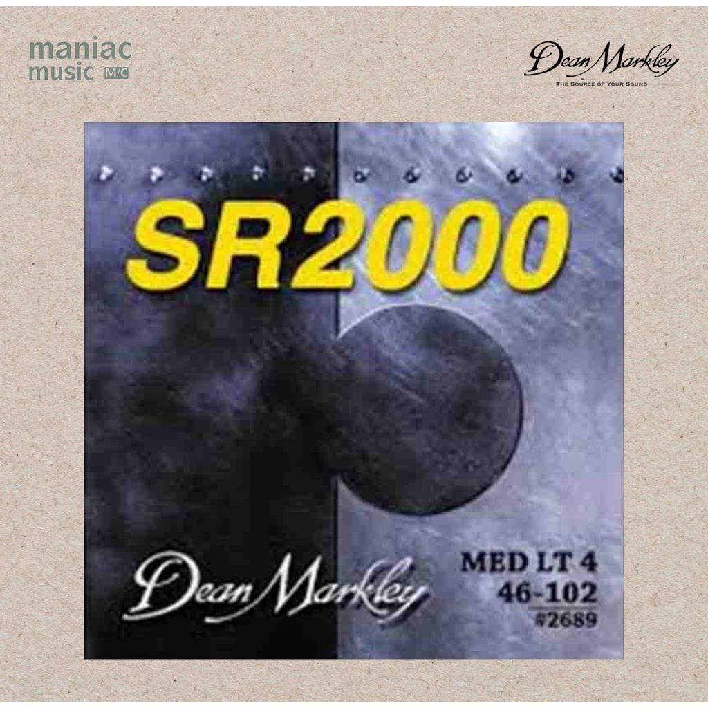 Dean Markley 2689 SR2000 4STML - Senar Bass Elektrik. Medium Light. 46 102
