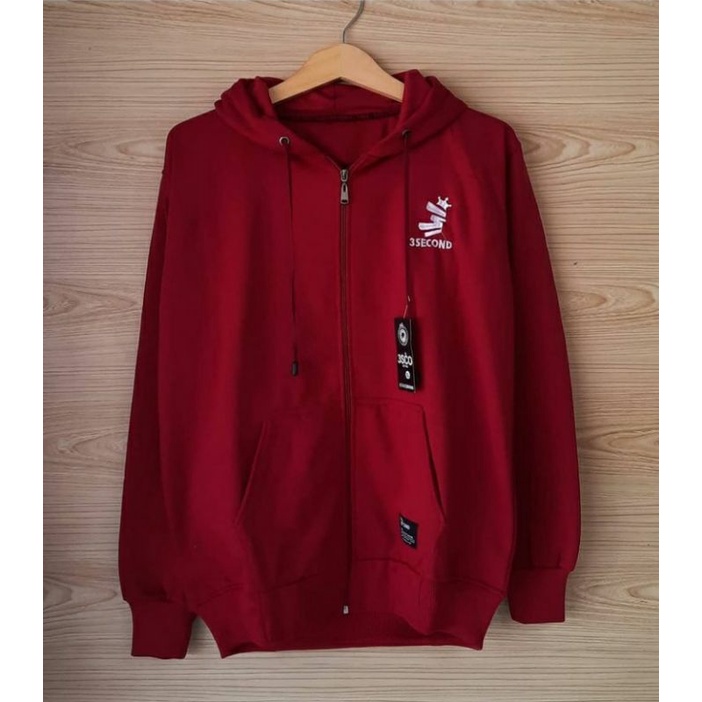 JAKET 3 SECOND / THREE SECON / SCND / JAKET HOODIE CEWEK COWOK / JAKET MURAH / JAKET RESLETING / JAK