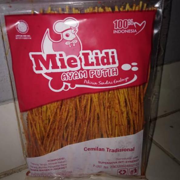 

[ Best Seller ] Mie Lidi Ayam Putih | Mie Lidi pedas dan Asin Gurih Original