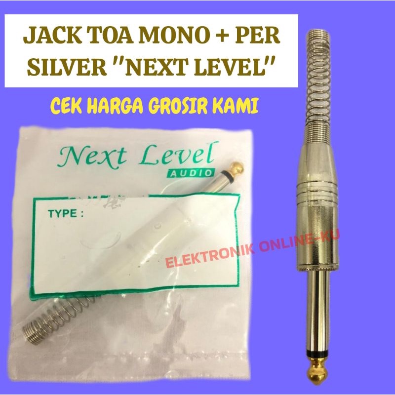 JACK TOA MONO + PER PANJANG SILVER  NEXT LEVEL