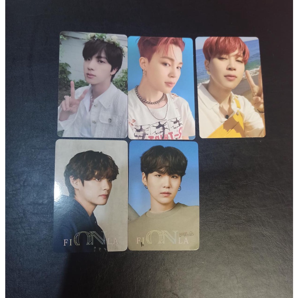 Photocard Jimin, jin, v butter, tear luckydraw PWS PC