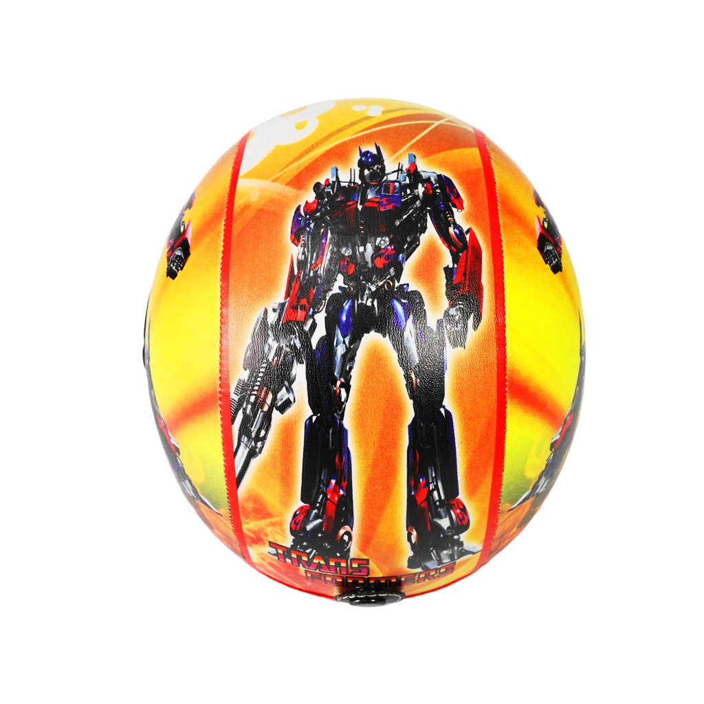 Helm Anak Standart Kaca Half Face Scoopy Original Karakter Transformers